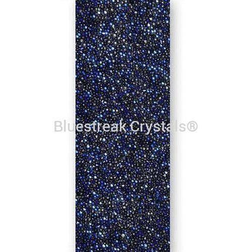 Swarovski Crystal Fabric Banding (57000) Crystal Moonlight-Swarovski Crystal Banding-1cm-Black (012) - Hotfix-10 Metres (Wholesale)-Bluestreak Crystals
