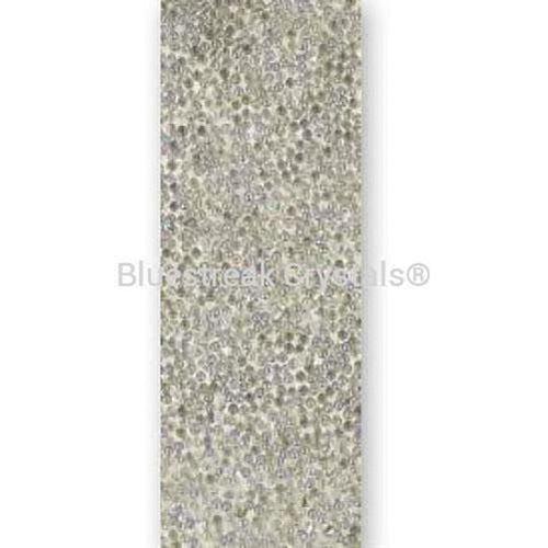 Swarovski Crystal Fabric Banding (57000) Crystal Paradise Shine-Swarovski Crystal Banding-1cm-Transparent (010) - Hotfix-10 Metres (Wholesale)-Bluestreak Crystals