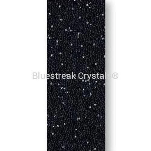 Swarovski Crystal Fabric Banding (57000) Jet Hematite-Swarovski Crystal Banding-1cm-Black (012) - Hotfix-10 Metres (Wholesale)-Bluestreak Crystals