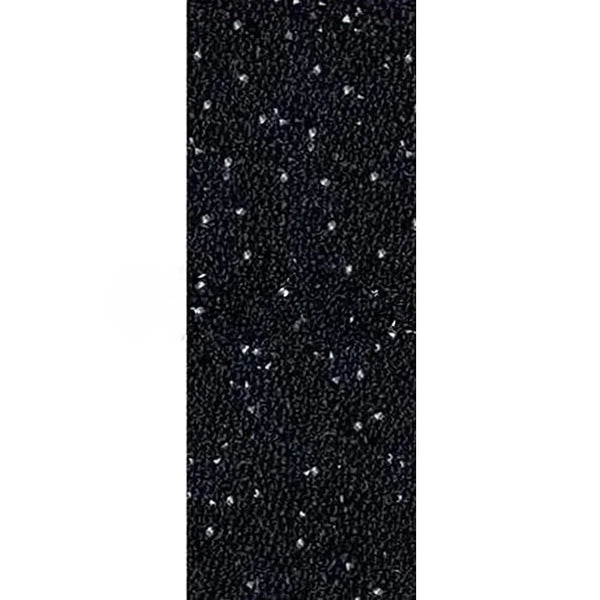 Swarovski Crystal Fabric Banding Jet Hematite