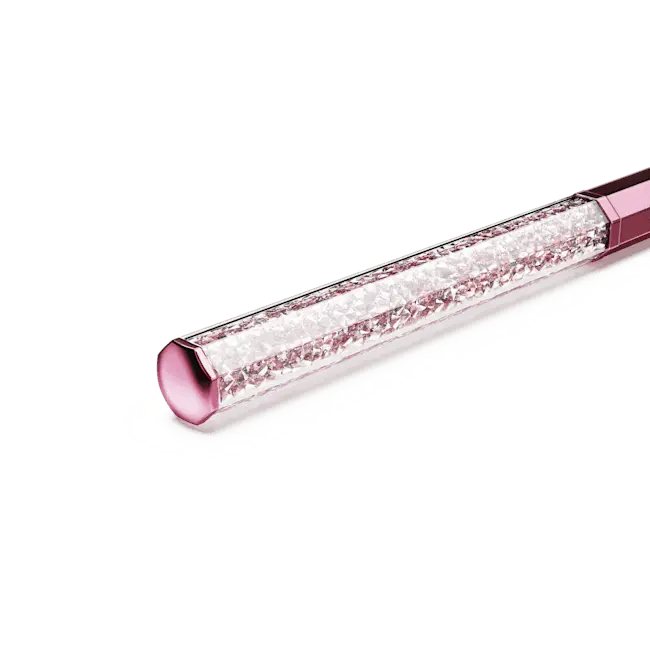 Swarovski Crystalline Ballpoint Pen Octagon Shape Pink Lacquered - Bluestreak Crystals