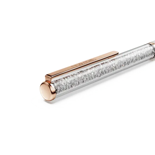 Swarovski Crystalline Silk Ballpoint Pen Pink Rose Gold-Tone Plated - Bluestreak Crystals