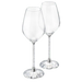 Swarovski Crystalline Wine Glasses Silver Tone (Set of 2) - Bluestreak Crystals