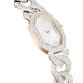 Swarovski Dextera Chain Watch Swiss Made Crystal Bracelet White Champagne Gold-Tone Finish - Bluestreak Crystals