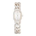 Swarovski Dextera Chain Watch Swiss Made Crystal Bracelet White Champagne Gold-Tone Finish - Bluestreak Crystals