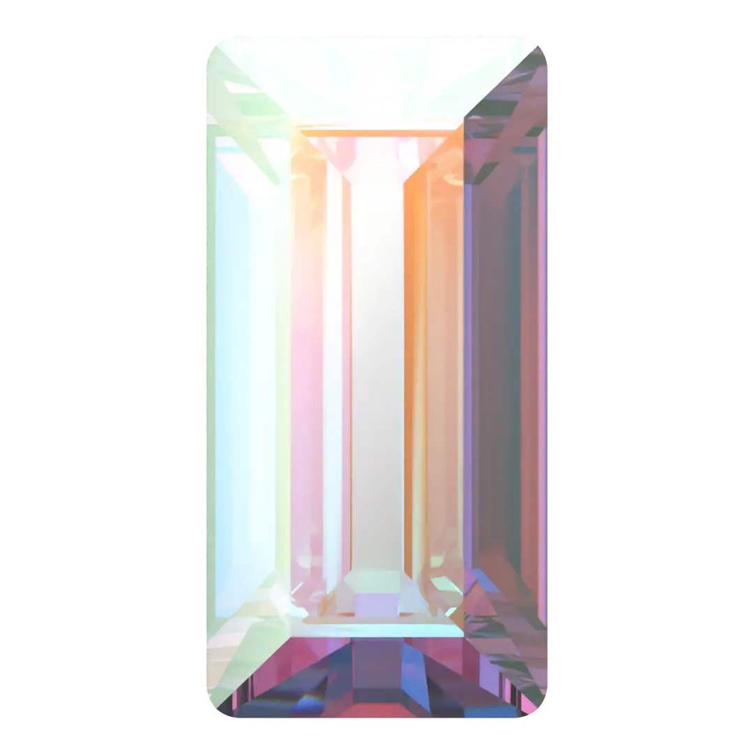 Swarovski Fancy Stones Baguette (4501) Crystal AB - Bluestreak Crystals
