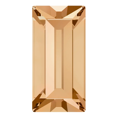 Swarovski Fancy Stones Baguette (4501) Crystal Golden Shadow - Bluestreak Crystals