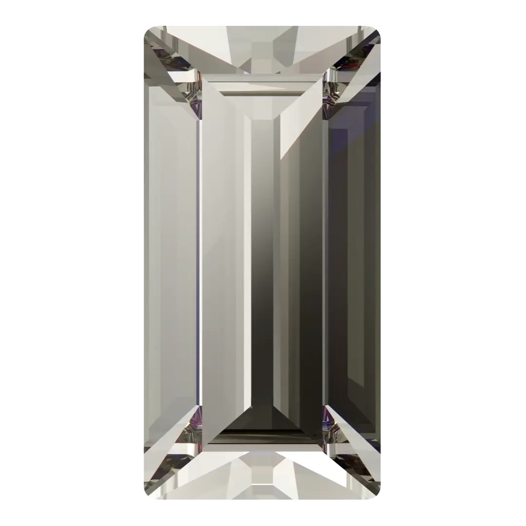 Swarovski Fancy Stones Baguette (4501) Crystal Silver Shade - Bluestreak Crystals