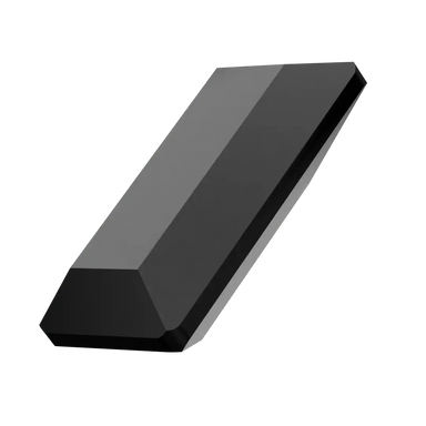 Swarovski Fancy Stones Baguette (4501) Jet UNFOILED - Bluestreak Crystals