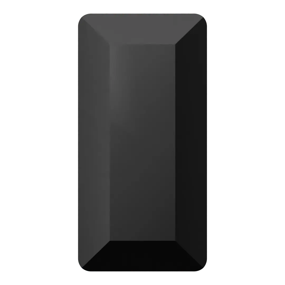 Swarovski Fancy Stones Baguette (4501) Jet UNFOILED - Bluestreak Crystals