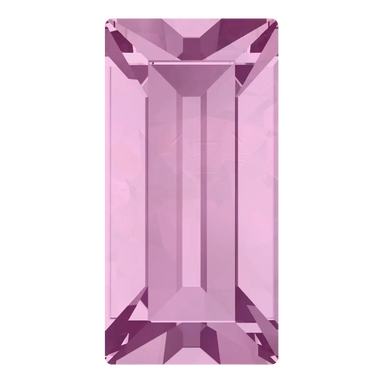Swarovski Fancy Stones Baguette (4501) Light Amethyst - Bluestreak Crystals