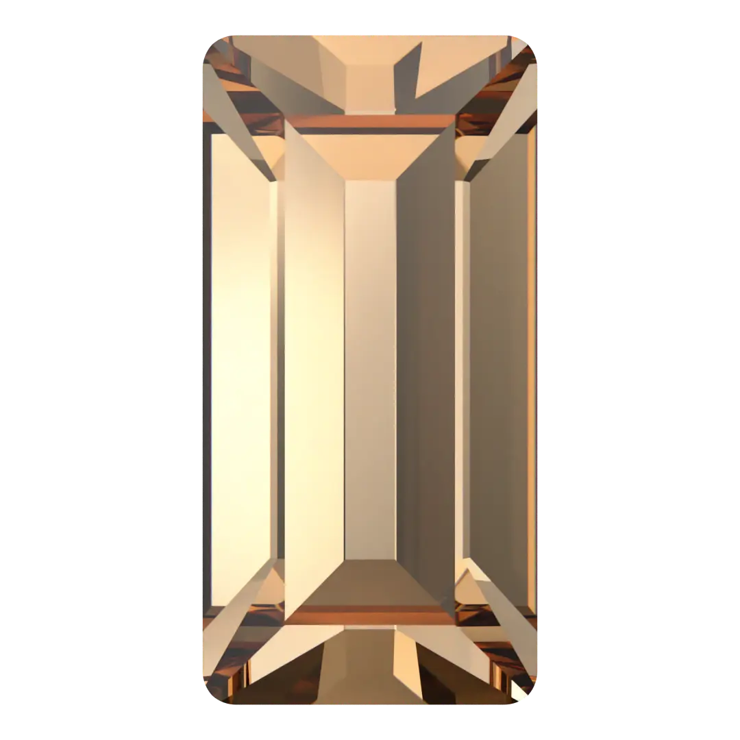 Swarovski Fancy Stones Baguette (4501) Light Colorado Topaz - Bluestreak Crystals