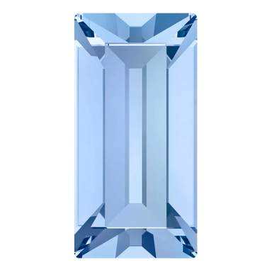 Swarovski Fancy Stones Baguette (4501) Light Sapphire - Bluestreak Crystals
