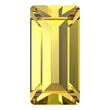 Swarovski Fancy Stones Baguette (4501) Light Topaz - Bluestreak Crystals