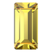 Swarovski Fancy Stones Baguette (4501) Light Topaz - Bluestreak Crystals