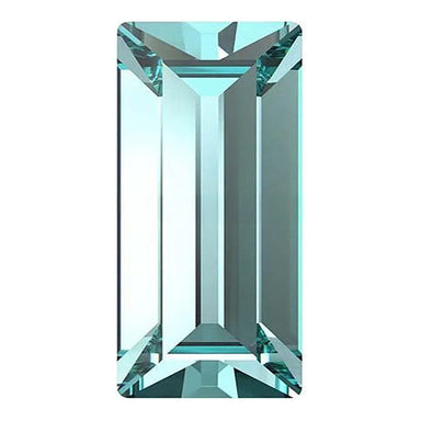 Swarovski Fancy Stones Baguette (4501) Light Turquoise - Bluestreak Crystals