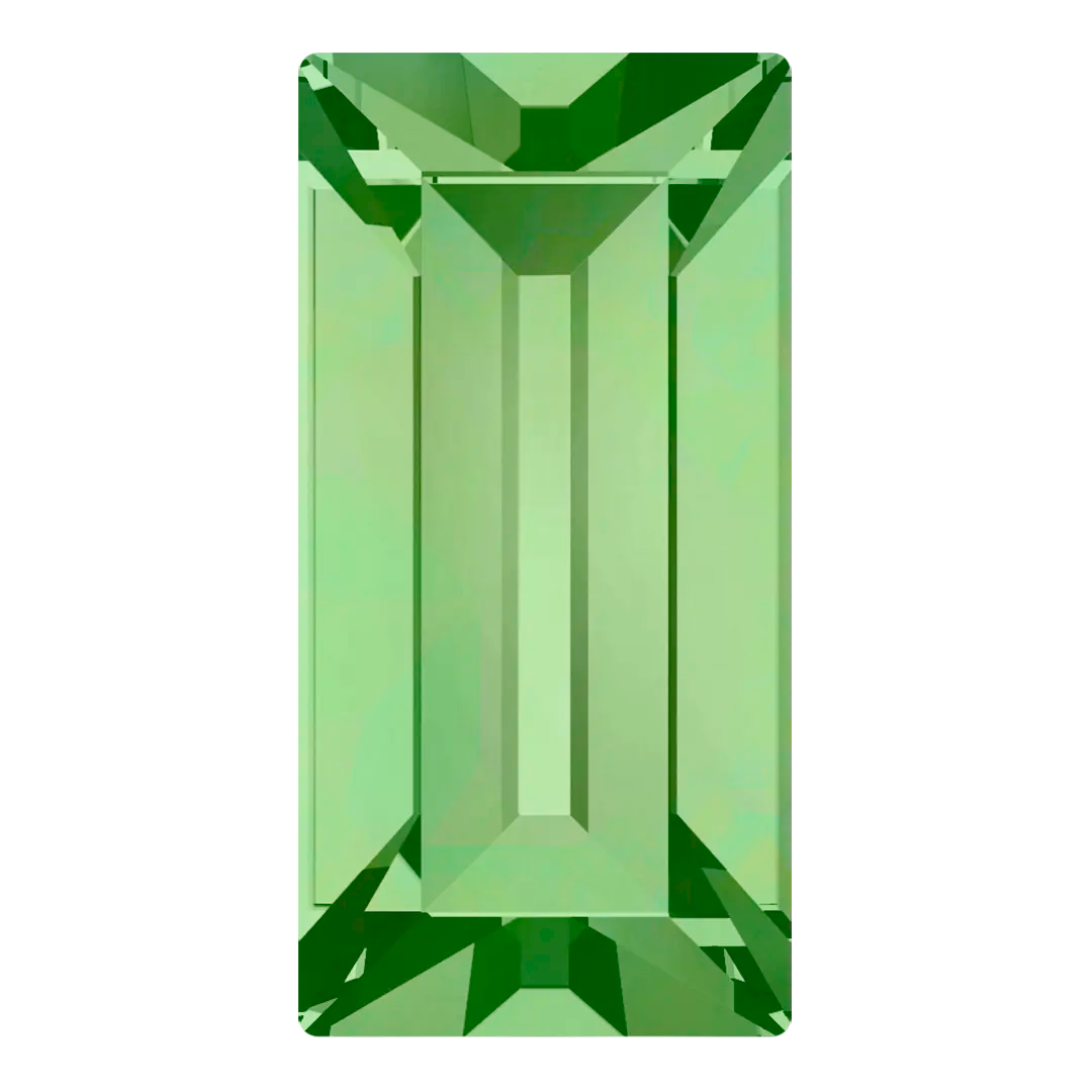 Swarovski Fancy Stones Baguette (4501) Peridot - Bluestreak Crystals