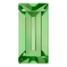 Swarovski Fancy Stones Baguette (4501) Peridot - Bluestreak Crystals