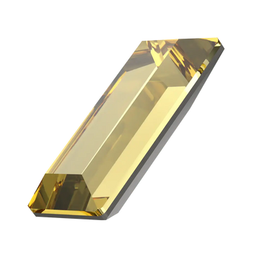 Swarovski Fancy Stones Baguette (4501) Recreated Dark Jonquil - Bluestreak Crystals