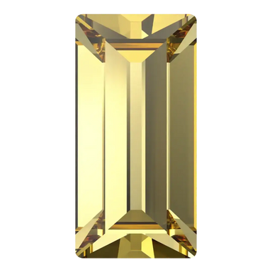 Swarovski Fancy Stones Baguette (4501) Recreated Dark Jonquil - Bluestreak Crystals