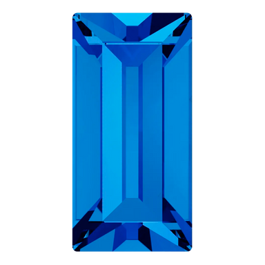 Swarovski Fancy Stones Baguette (4501) Sapphire - Bluestreak Crystals