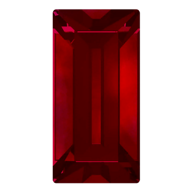 Swarovski Fancy Stones Baguette (4501) Siam - Bluestreak Crystals