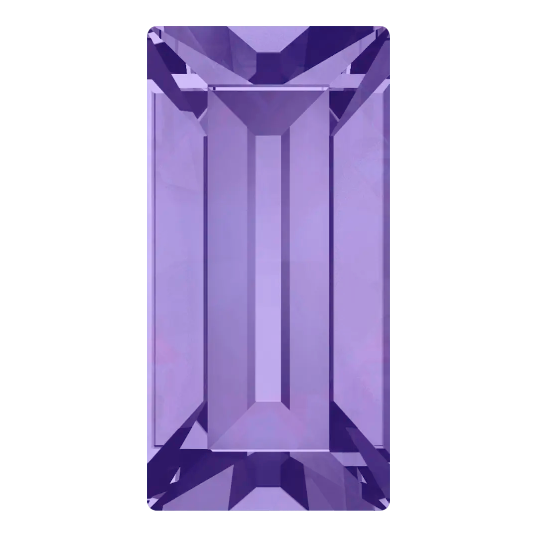 Swarovski Fancy Stones Baguette (4501) Tanzanite - Bluestreak Crystals