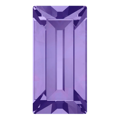 Swarovski Fancy Stones Baguette (4501) Tanzanite - Bluestreak Crystals