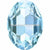 Swarovski Fancy Stones Big Oval (4127) Aquamarine-Swarovski Fancy Stones-30x22mm - Pack of 24 (Wholesale)-Bluestreak Crystals