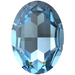 Swarovski Fancy Stones Big Oval (4127) Aquamarine - Bluestreak Crystals