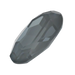 Swarovski Fancy Stones Big Oval (4127) Crystal Dark Grey Ignite UNFOILED - Bluestreak Crystals
