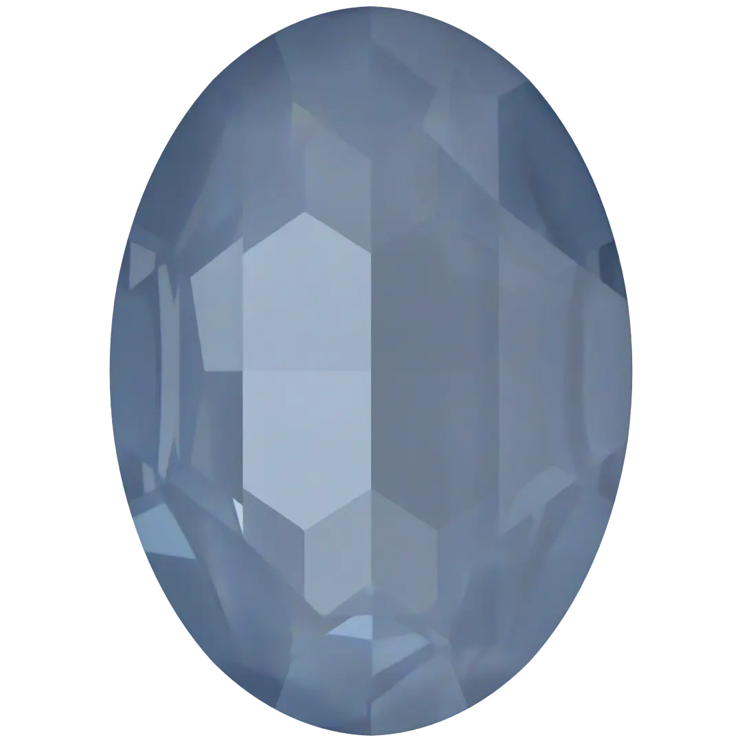 Swarovski Fancy Stones Big Oval (4127) Crystal Denim Ignite UNFOILED - Bluestreak Crystals