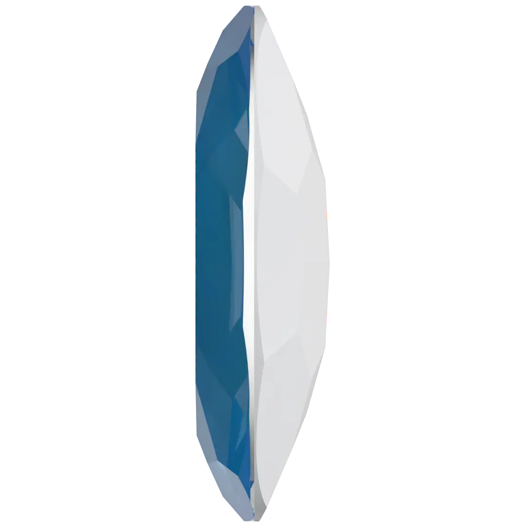 Swarovski Fancy Stones Big Oval (4127) Crystal Electric Blue Ignite UNFOILED - Bluestreak Crystals