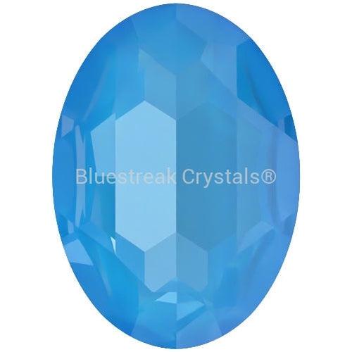 Swarovski Fancy Stones Big Oval (4127) Crystal Electric Blue Ignite UNFOILED-Swarovski Fancy Stones-30x22mm - Pack of 24 (Wholesale)-Bluestreak Crystals