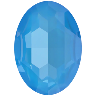 Swarovski Fancy Stones Big Oval (4127) Crystal Electric Blue Ignite UNFOILED - Bluestreak Crystals
