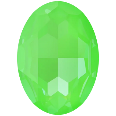 Swarovski Fancy Stones Big Oval (4127) Crystal Electric Green Ignite UNFOILED - Bluestreak Crystals