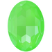 Swarovski Fancy Stones Big Oval (4127) Crystal Electric Green Ignite UNFOILED - Bluestreak Crystals