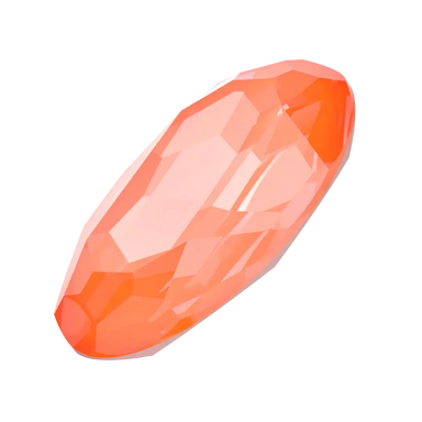 Swarovski Fancy Stones Big Oval (4127) Crystal Electric Orange Ignite UNFOILED - Bluestreak Crystals