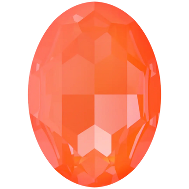 Swarovski Fancy Stones Big Oval (4127) Crystal Electric Orange Ignite UNFOILED - Bluestreak Crystals