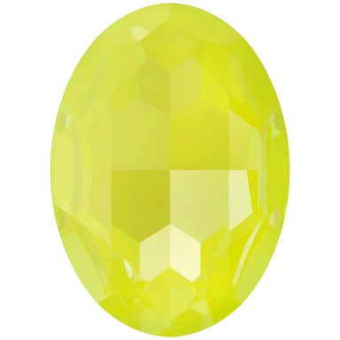 Swarovski Fancy Stones Big Oval (4127) Crystal Electric Yellow Ignite UNFOILED - Bluestreak Crystals