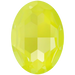Swarovski Fancy Stones Big Oval (4127) Crystal Electric Yellow Ignite UNFOILED - Bluestreak Crystals