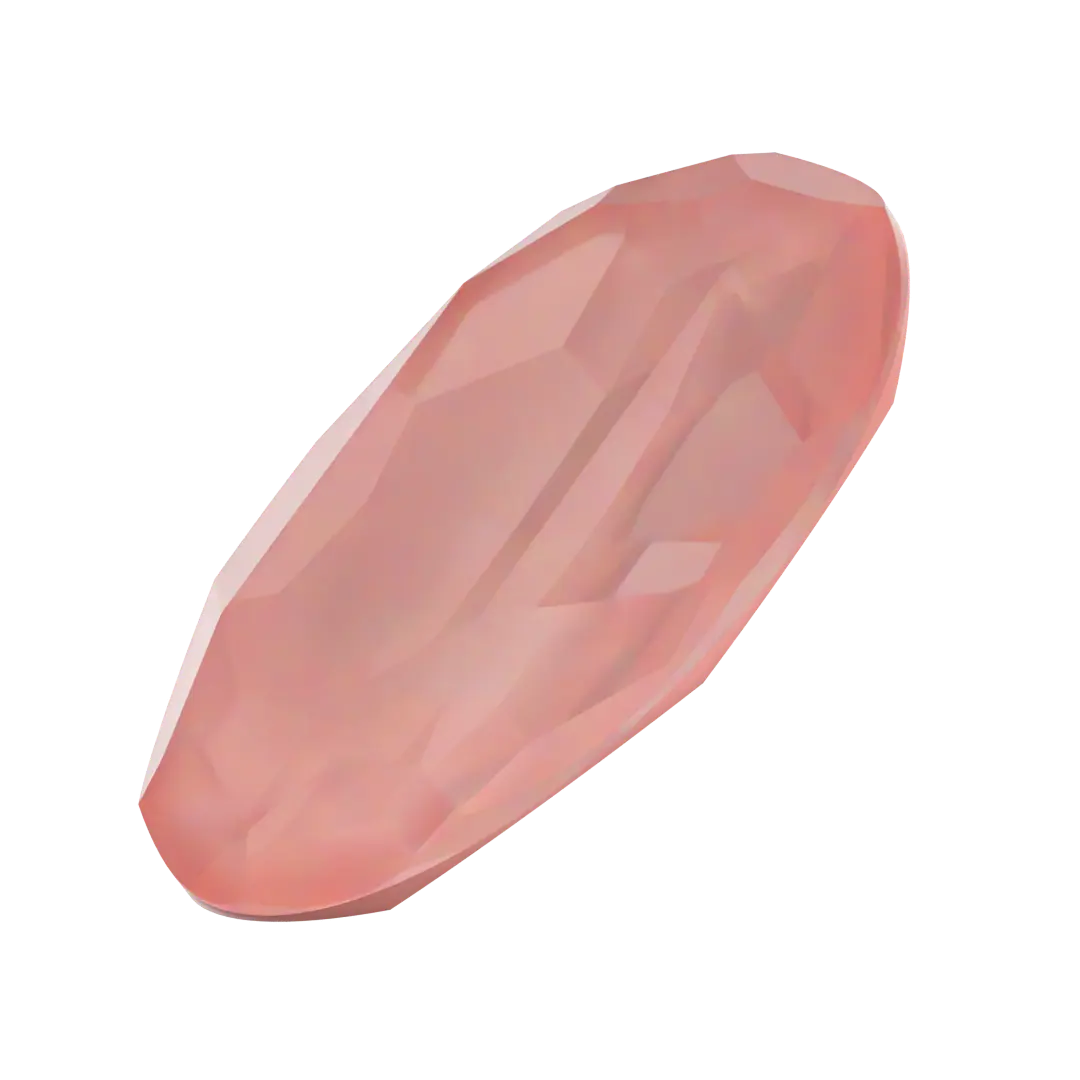 Swarovski Fancy Stones Big Oval (4127) Crystal Flamingo Ignite UNFOILED - Bluestreak Crystals