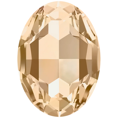 Swarovski Fancy Stones Big Oval (4127) Crystal Golden Shadow - Bluestreak Crystals