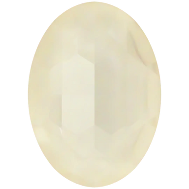 Swarovski Fancy Stones Big Oval (4127) Crystal Linen Ignite UNFOILED - Bluestreak Crystals
