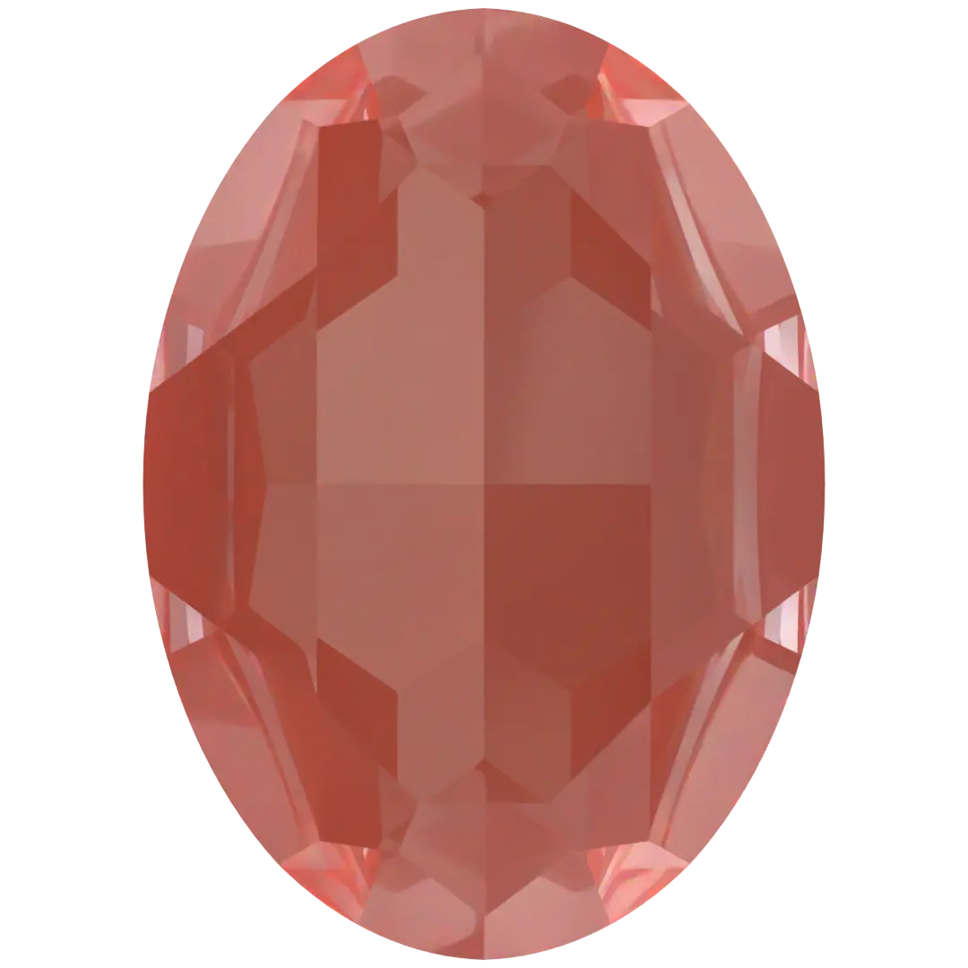 Swarovski Fancy Stones Big Oval (4127) Crystal Maroon Ignite UNFOILED - Bluestreak Crystals