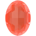 Swarovski Fancy Stones Big Oval (4127) Crystal Orange Ignite UNFOILED - Bluestreak Crystals