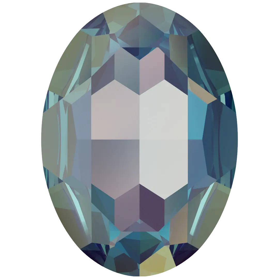 Swarovski Fancy Stones Big Oval (4127) Crystal Royal Blue Delite UNFOILED - Bluestreak Crystals