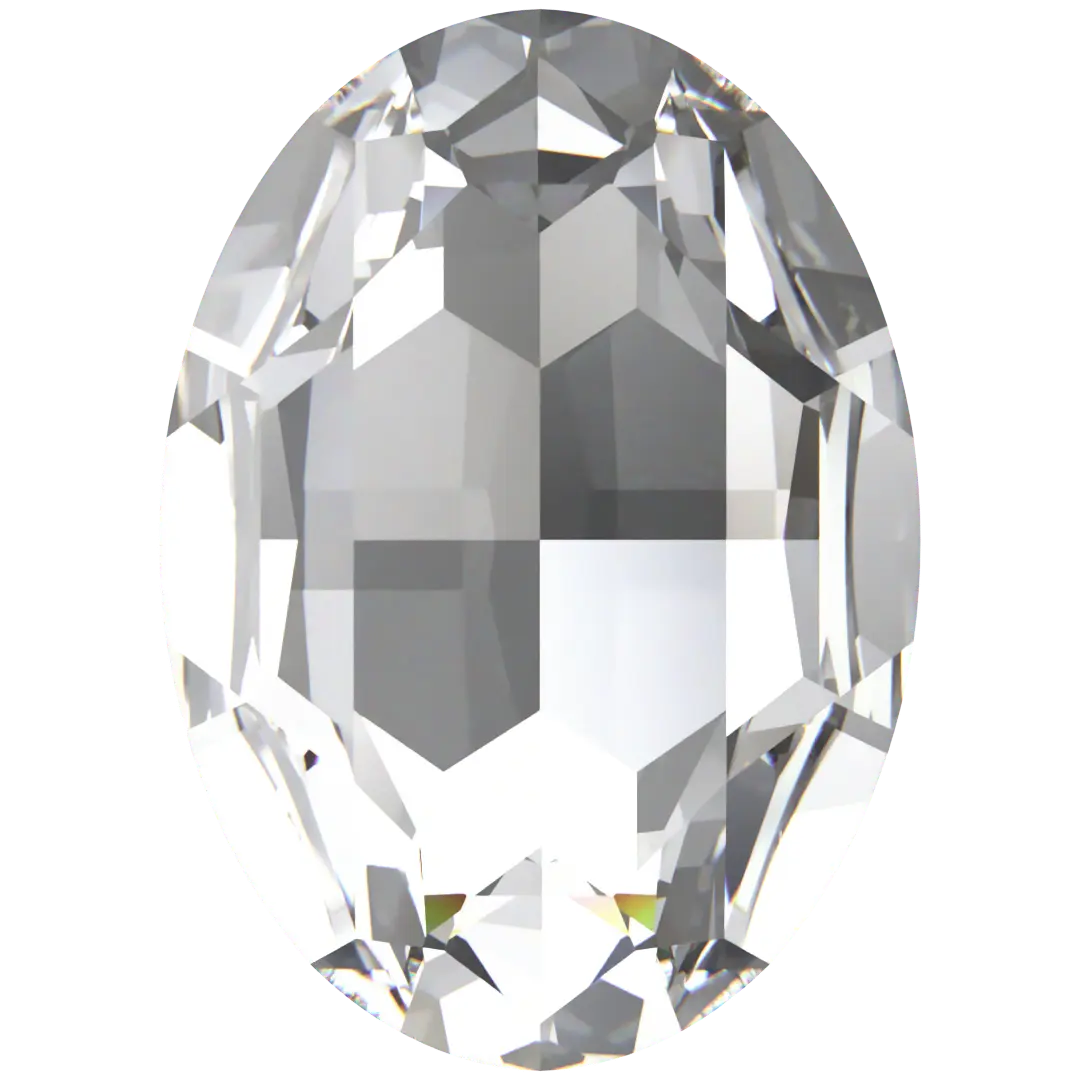 Swarovski Fancy Stones Big Oval (4127) Crystal - Bluestreak Crystals