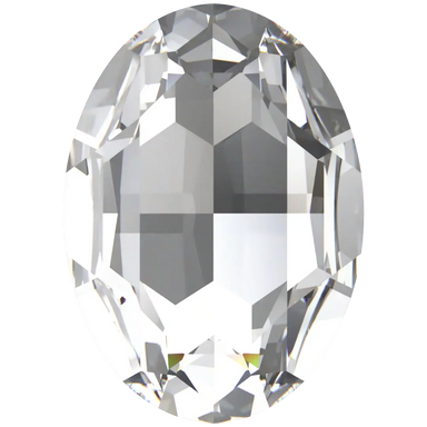 Swarovski Fancy Stones Big Oval (4127) Crystal - Bluestreak Crystals