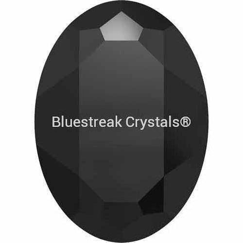 Swarovski Fancy Stones Big Oval (4127) Jet UNFOILED-Swarovski Fancy Stones-30x22mm - Pack of 24 (Wholesale)-Bluestreak Crystals